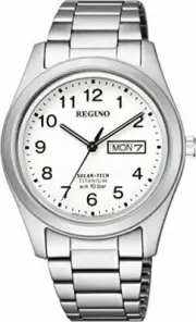 CITIZEN watch REGUNO Legno solartech standard titanium model KM1-415-13_JP