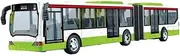 Doyusha 14549 27MHz R/C Double Bus (White/Green) Electric Radio Control