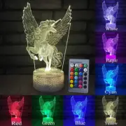 Unicorn Lamp Night Light Pegasus 3D Led Lamps Night Light LED Night Light Decor