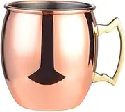 Moscow Mule Mugs, Moscow Mule Mugs, 530 ml Hammered Stainless Steel Cups with Handle, Extended Cold Storage for Beer Bar Parties, Drink Lovers, Keeps Cold Longer