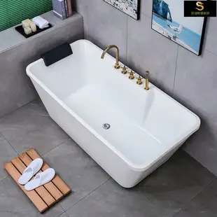 泡澡桶獨立浴缸壓克力浴缸小戶型小尺寸家用獨立式日式廠家水療浴盆浴桶1.2米起