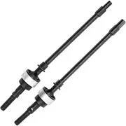 Steel CVD Front Drive Shaft Replacement Accessory Sturdy Rustproof Light Weight Easy to Use for Axial SCX10 Crawler Car (銀)