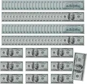 Fake Money Dollars - Movie Props Fake Dollars | Pretend Play Toys, Retro Style Realistic Money for Boys Teens Youth Girls Men Women Dad Mom