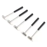5 Pack Mini Hammer Jewelry Mallet Hammer for Crafts Watch Tuning Woodworking