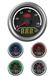 SAAS DUAL GAUGE VOLT 8V-18V/VOLT 8V-18V ANALOGUE/DIGITAL TRAX SERIES