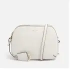 Radley London Bag White Small Crossbody Purse Manor Grove Camera Leather Zip Top