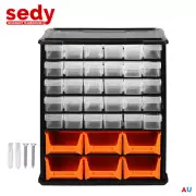 36 Drawers Tool Storage Bin Parts Organizer Metal Frame Box Chest With Dividers