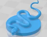 Poisonous Snake Mini - DND - Pathfinder - Dungeons & Dragons - RPG - Tabletop -