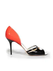 Patent Open-Toe High Heels
