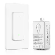 Portable Wireless Wall Light Switch Receiver for Lamp Fan Remote Control Outdoor