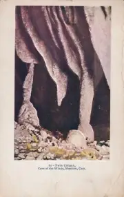 VTG Manitou Colorado, Twig Column Cave Of Winds Tourist Attraction UDB Postcard