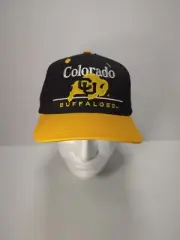 NWT Colorado University Buffaloes Vintage 90s CU Buffs Logo Snapback Hat Cap