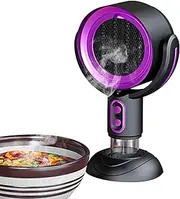 Portable Range Hood,M-ini Desktop Cooker Hood Portable Extractor Hood, 3000 Mah Exhaust Fan For Kitchen With 2 Wind Speeds,360 Degrees Parallel Rotation Desk Top Hoods For Kitchen Hot Pot RV Cooking