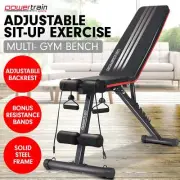NNEDPE Powertrain Adjustable Incline Decline Exercise Bench Resistance Bands
