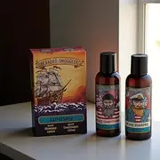 Beard Shampoo & Conditioner Set (2-Pack) - Men's BeardCare by Bearded Smuggler with Whisky Fragrance