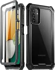 [Poetic] Guardian Series Case Designed for Samsung Galaxy A13 5G, Full-Body Hybrid Shockproof Bumper Cover with Built-in-Screen Protector, Black/Clear