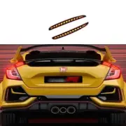 Lamp Streamer Led Rear Fog Light Red Housing For Honda Civic Hatchback 2017-2021 (for: Honda Civic)