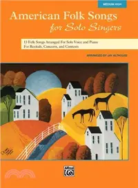 在飛比找三民網路書店優惠-American Folk Songs for Solo S