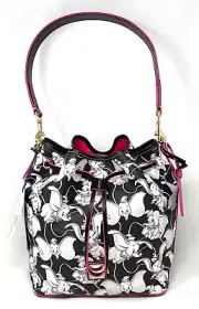 NEW Disney Parks GENUINE Dooney & Bourke DUMBO Drawstring Hobo Bucket Bag