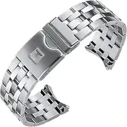 [AEMALL] For Tissot T120 Starfish Series Wrist Strap 1853 Steel Strap T120407A T120407 Men's Fine Steel Watch Strap Chain