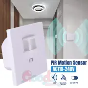 110-240V Automatic PIR Occupancy Motion Sensor Light Switch Auto On/Off Infrared