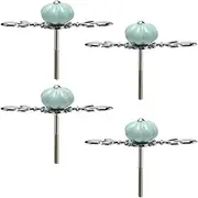 Ceramic Knob,Cabinet,Furniture Pull Handles,Door Pull,Drawer Pull Handle,4pcs Ceramic Knobs Vintage Drawer Pumpkin Shape Pull Handle Furniture Door Cabinet Cupboard Wardrobe Dresser Replacement Blue