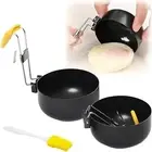 2025 New Egg Poacher, Folding Poached Egg Maker Egg Cooker with Brush