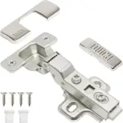 Soft Close Cabinet Hinges, 3/4" Half Overlay, 105° for Frameless Kitchen Cabinet