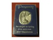 ANGEL PROSPERITY PEWTER CHARM by Russ