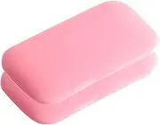 Baluue 2pcs Lash Pad Rectangle Eyelash Extension Kit for Beauty Salons Reusable Silicone Pads Holder for Women Lash Technicians