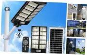 Solar Street Lights - Outdoor 2400w Led with Wide-Angle Motion Sensor and