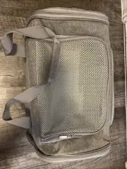 Medium Size Soft-Sided Mesh Travel Pet Carrier for Cat Dog Grey