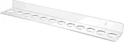 koolsoo Shear Holder, Clear Acrylic Scissors Holder Rack, 12 Slot,Tool Hanger, Shear Organizer for Barber Salon Hairdresser Supplies