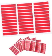 DEARMAMY 5Sheets Clear Nail Display Tape Holders Double Sided Manicure Adhesive for Press Nail Packaging Durable and Practical Nail Art Tape for Salon and DIY Use