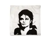 Michael Jackson Portrait Square Cushion Cover