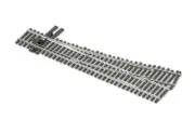 PECO SL-8352 HO SCALE CODE 83 INSULFROG #5 LEFT HAND TURNOUT