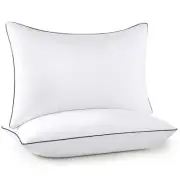 Bed Pillows for Sleeping 2 Pack, Queen Size Set of 2 for Side Back and Stomac...
