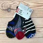 Vans Off The Wall 3 Pack No Show Socks Footies Liners 3 Pairs