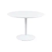 Modern Furniture TITAN Round Dining Table 110cm - White