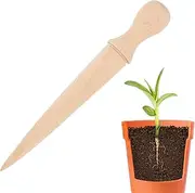 Wooden Hand Dibber,Wooden Hole Punch Digging Planting Tool | Ergonomic Scientific Gardening Excavation Assistant Yard Sowing Dibbler for Balcony Nursery