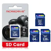 Microdrive Class10 High Speed SD Memory Card 128G/64G SD Card Flash Card Smart Card for Camera Driving Recorder Laptop C