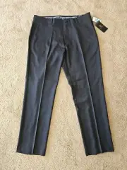 PGA TOUR Men's Flat Front Golf Pants Black Size 36/30 NEW $80