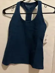 Beyond Yoga Spacedye Step Up Racerback Tank Blue Heather Size XS $68