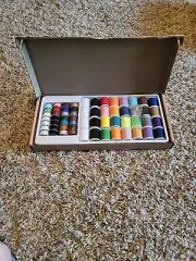 Nex 60 Pc Bobbins Sewing Kit With Needle And Needle Threader New - Open Box