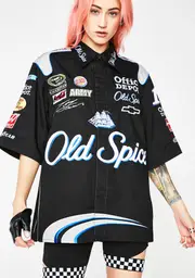 Tony Stewart Old Spice Nascar Pit Shirt