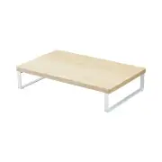Lihitlab Computer Stand Monitor Stand Wood Grain MDF Desk Stand Compact Nat 268