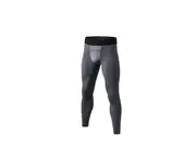 Men'S Compression Pants Cool Dry Baselayer Tights Leggings - Grey