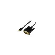 Startech MDP2DVIMM6BS 6FT MINI DP 1.2 TO DVI-D SINGLE-LINK ADAPTER CABLE; 1080P