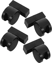 Outanaya 4 pcs Planter Box Wheels with Brackets Heavy Duty Rotatable Casters for Flower Planters for Balcony Patio Garden Effortless Movement Compatibility