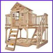 Lifespan Kids Silverton Play Centre With Rock Climbing Wall